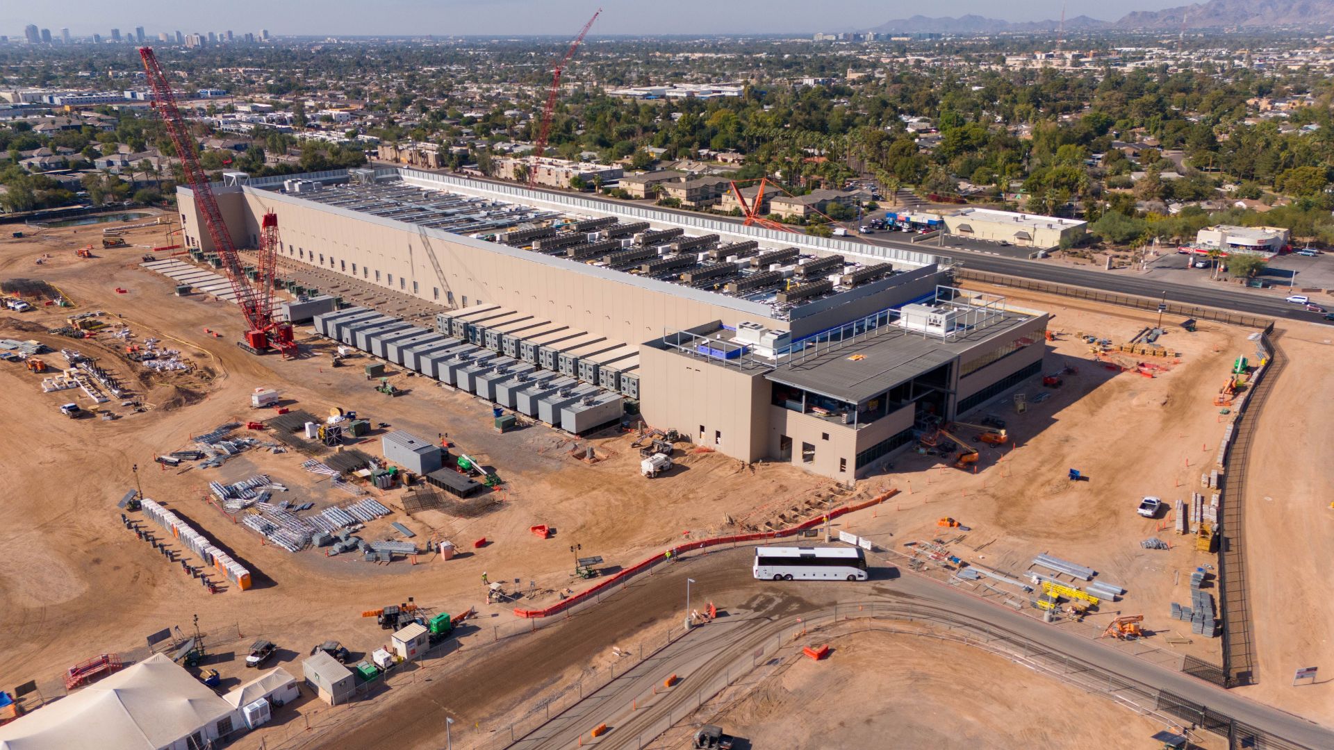 Data center under construction